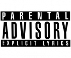 PARENTAL ADVISORY PNG Clipart Free Images