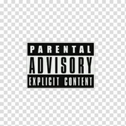 parental advisory explicit content text transparent ...