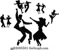 Dance Party Clip Art - Royalty Free - GoGraph