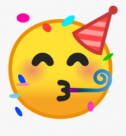 Emoji With Party Hat , Transparent Cartoon, Free Cliparts ...