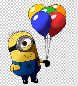 T-shirt Balloon Birthday Party , minions, Stuart The Minion ...