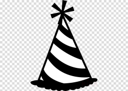 Christmas Black And White clipart - Hat, Birthday, Party ...