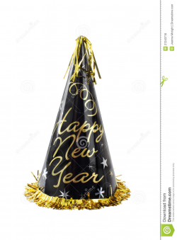 New Year Party Hats Clipart