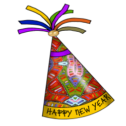 New Years Party Hat Clipart