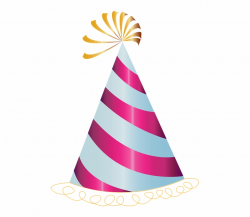 Happy Birthday Hat Party Pink Birthday Hat Clipart - Clip ...