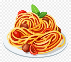 Spaghetti Clipart Linguine - Italian Food Clipart Png ...