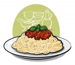 Plate of spaghetti clipart 6 » Clipart Station