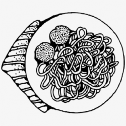 Free Pasta Clipart Black And White Cliparts, Silhouettes ...