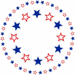 Patriotic Star Border Free Stock Photo - Public Domain Pictures