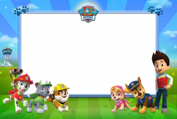 PAW Patrol Transparent Kids PNG Photo Frame | Gallery Yopriceville ...