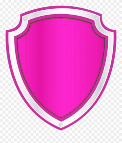 Clipart Of Paw Patrol - Paw Patrol Pink Logo Png Transparent Png ...