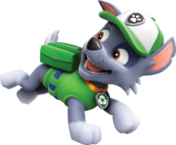 Rocky running paw patrol clipart png - Clipartix