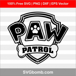 Free PAW Patrol SVG Silhouette Clipt Art | SVGbomb.com