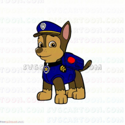 Chase Paw Patrol svg dxf eps pdf png