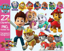 Paw Patrol Clipart transparent background by ANYTHINGINCARDS | Paw ...