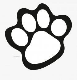 Tigger Cub Paw Print Diecuts Scrapbooking Scouting - Paw ...