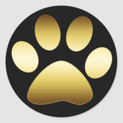 Download for free 10 PNG Paw prints clip art gold top images ...