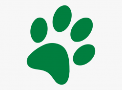 Clip Art N Free - Green Paw Print Png #236811 - Free ...