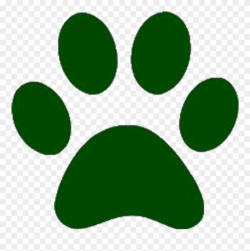 Pawprint clipart green, Pawprint green Transparent FREE for ...