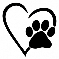 Download for free 10 PNG Paw print clip art heart top images ...