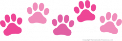 Free Paw Prints Clipart