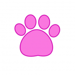 Dog Paw Print Clipart - Clip Art Library