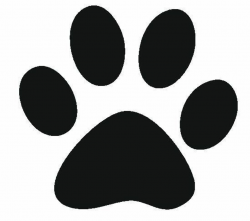 Best Photos of Paw Print Stencil Printable Free - Dog Paw ...