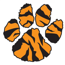 Tiger Paw Print Clipart - Clipart Kid | Tiger paw, Paw print ...