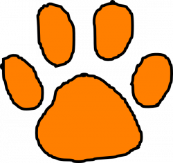 Tiger Paw Print Stencil - ClipArt Best | Tiger paw, Clip art ...
