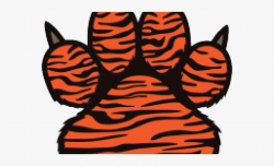 Tiger Paw Print Drawing #1359391 - Free Cliparts on ClipartWiki