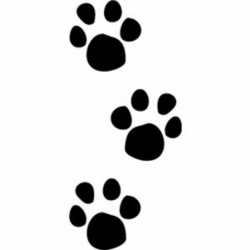Gallery for free kitten paw print clip art | Paw print clip ...