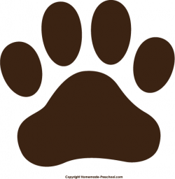 Pawprints brown clipart images gallery for free download ...