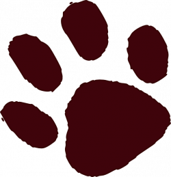 Brown Paw Print Clip Art at Clker.com - vector clip art ...