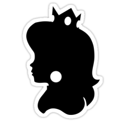 Princess Peach Silhouette\