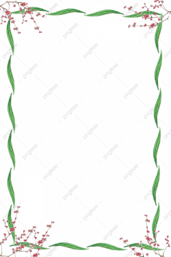 Hand Painted Border Creative Border Peach Border Simple ...