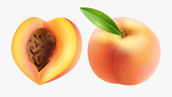 Peach Transparent Png Clip Art Image - Peach Clipart ...