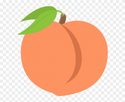 Peach Emoji - Peach Emoji Transparent Background, HD Png ...