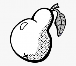 Essen Food Fruit Pear - Pear Clipart Black And White #281960 ...