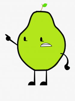 Pear Clipart Happy Pear - Bfdi Pear #283355 - Free Cliparts ...