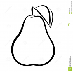 Pear Clipart Black And White | Clipart Panda - Free Clipart ...