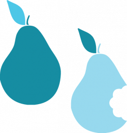 Pear clipart silhouette, Pear silhouette Transparent FREE ...