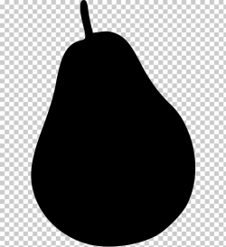 Black Worcester pear Silhouette , pear PNG clipart | free ...