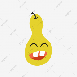 Fruit Pear Cartoon Cute Smiley Face, Cartoon, Cute, Smiley ...