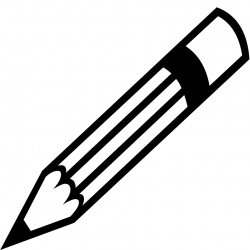 Pencil black and white paper and pencil clipart black white clip art ...