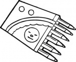Colored Pencil Clipart Black And White