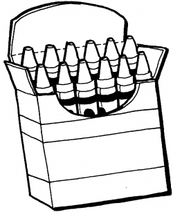 Colored Pencil Clipart Black And White