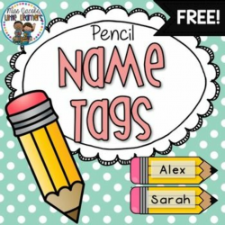 Pencil Name Tags FREE | Pencil Labels | Kindergarten ...