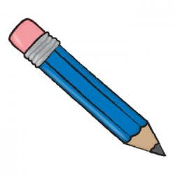 Pencil Clipart Set With and Without Labels