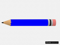 Blue Pencil Clip art, Icon and SVG - SVG Clipart