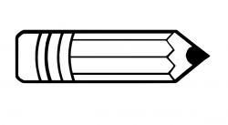 Pencil Outline Clip Art at Clker.com - vector clip art online ...